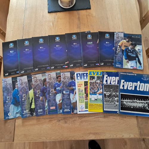 Everton home programme - everton,