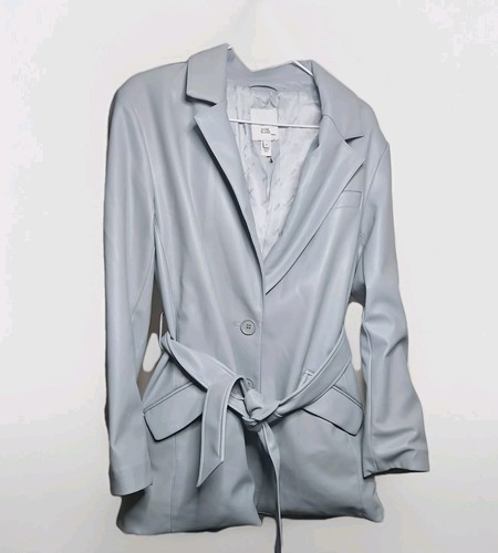River island pale blue faux - river,