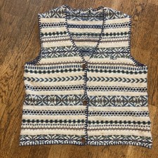 Vintage Fair Isle Wool Knit V