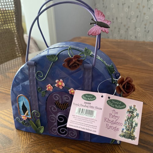 Handbag fairy house purple - house,