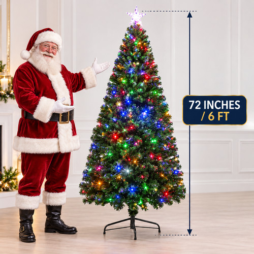6ft pre lit christmas - pre,