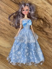 BDJ Blythe Doll Anime Princess Doll Ball Joints Jointed Doll Toy 12” / 30cm Blue