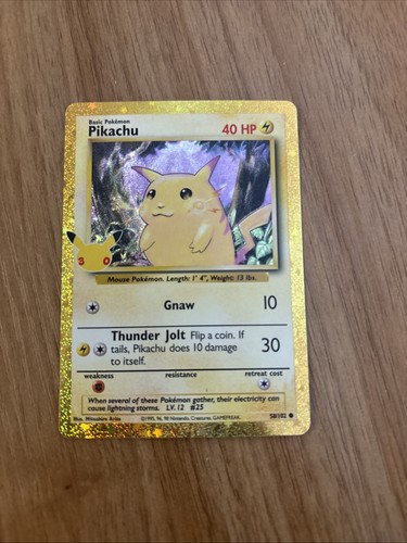 Pikachu 102 pokemon 30th - pikachu,