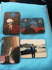 4x CLIFF RICHARD Coasters Mug / Cup Stand Felt backed