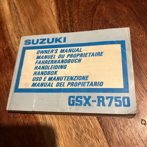 Genuine suzuki gsx r750 owners - genuine,