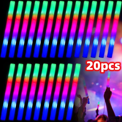 20pcs led foam glow sticks - 20pcs,