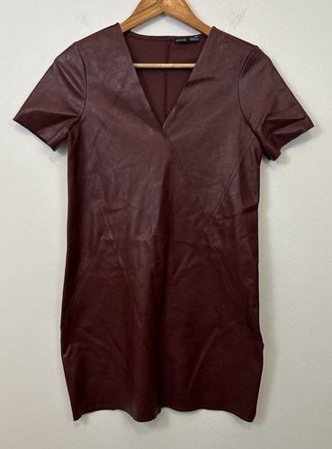 Zara small faux leather - leather, and