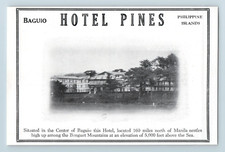 1930s Vintage Advert, Royal Garage, Car Hire, Tourism, Baguio Philippines P.I.