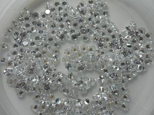 5mm round white cubic - , zirconia