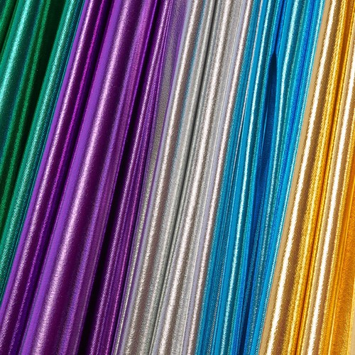Metallic stretch foil - stretch, lame