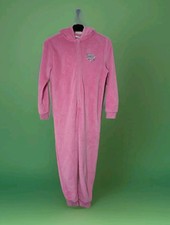 M&S Percy Pig One Piece Hooded Fleece Pyjamas Age 10 - 11 years Childrens
