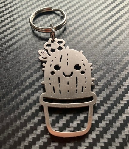 Cactus keyring cute - cactus, wildlife