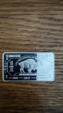 .999 Fine/Pure TITANIUM Bar. One Troy Ounce 32g. Buffalo Investment/Bullion Bar