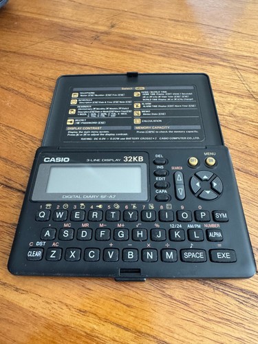 Casio digital diary a7 - casio,