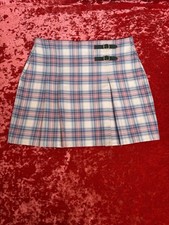Pastel tartan kilt skirt - kilt, wool