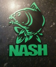 Nash Fishing Sign 3d Printed
