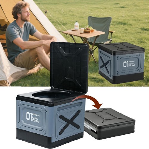 25l folding toilet portable - 25l,