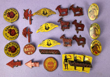 Antique tobacco tin tags - antique,