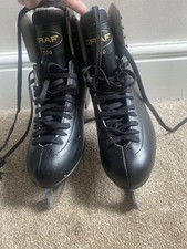 Graf 500 Figure Skates EU 43 UK 9 in Good Condition Black Unisex Adult Size