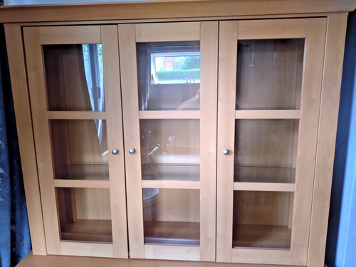 Display cabinet wood glass - display,
