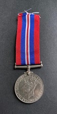 WW2 British 1939-45 war medal WWII Original Second World War full size