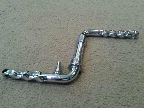 New chrome twisted bicycle - ,