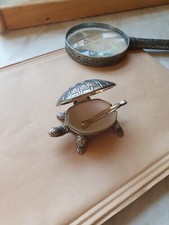 vintage tortoise Pill Box Well
