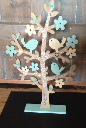 Cute handmade wooden tree with - handmade,