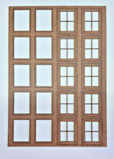 Windows Sheet 1 . Laser Cut Scratch Aid Layout Kit O Gauge 7mm Model Railway