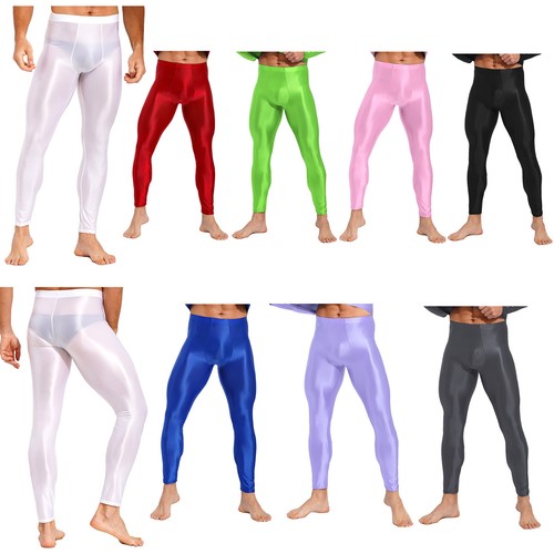 Mens glossy silk compression - mens,