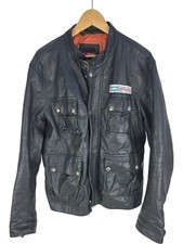 KTM PowerWear Leather Motorcycle Jacket XXL Black Racing Style
