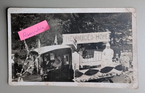 Old photo men wagon lorry - photo,