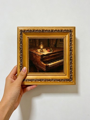 Grand piano oil lamp sheet - grand,