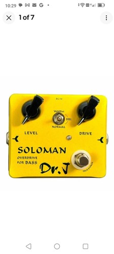 Joyo bass overdrive pedal - overdrive,