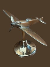 Spitfire Model In Solid Heavy Brass - Desk Prop