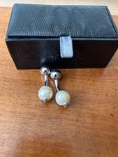 VIVIENNE WESTWOOD 'PEARL' ORB CUFFLINKS