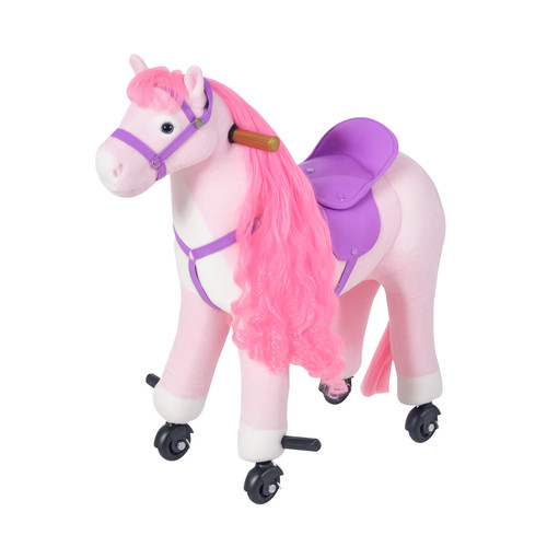 Homcom walking ride horse - ride-on,