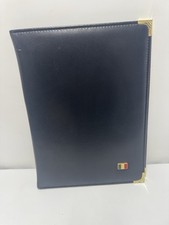 Vintage A4 PU Leather Conference Folder Portfolio Document