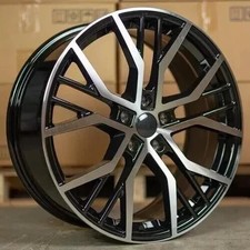 17" santiago blk pol alloy