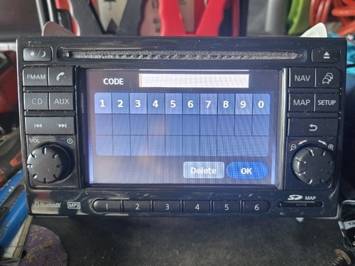 Nissan satnav head - unit, with
