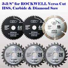  6x 3-3/8" Metal Wood Stone
