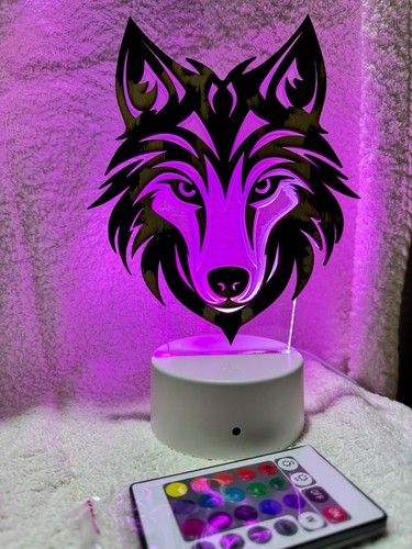 Changing night light desk - changing,