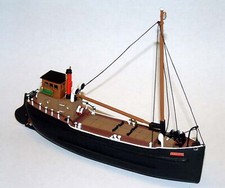 70ft Steam Coaster Puffer Ship Full Hull NMB11 UNPAINTED N Gauge Scale Model Kit