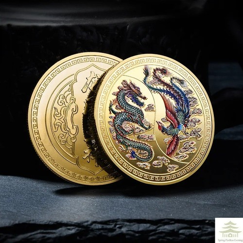 Souvenir coin dragon and - souvenir,
