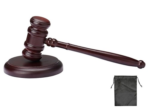 Black gavel and - black,