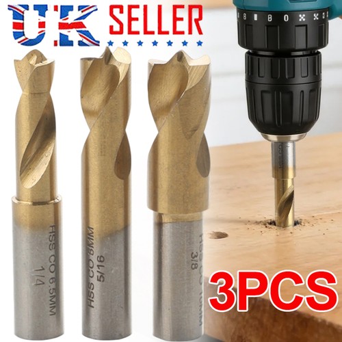 3pcs spot weld drill bits - weld, hss