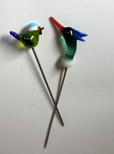 Vintage handblown glass bird - vintage,