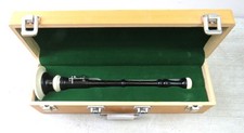 WOODEN BOMBARD CHANTER IN HARD CASE
