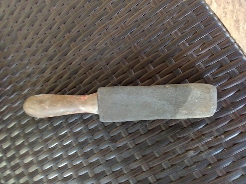 Vintage oil stone sharpening - stone,