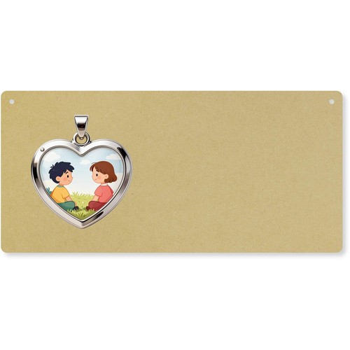 Heart shaped locket - locket', large
